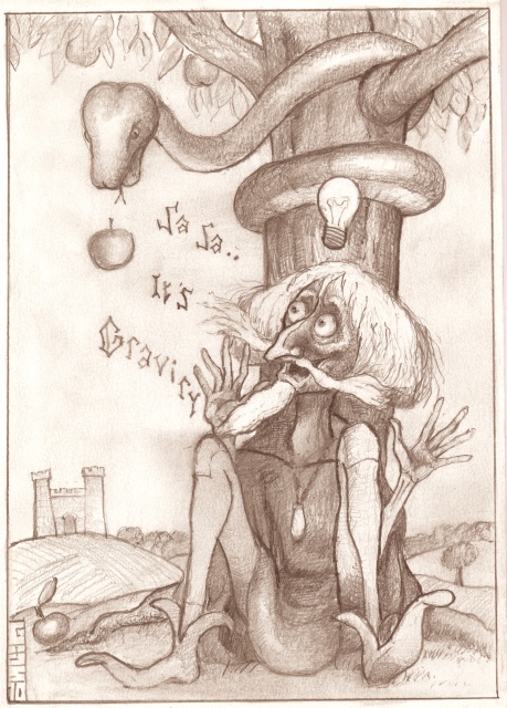 Historisch Café 02-11-2010 - Karikatuur door Gijs Sevenhuijsen